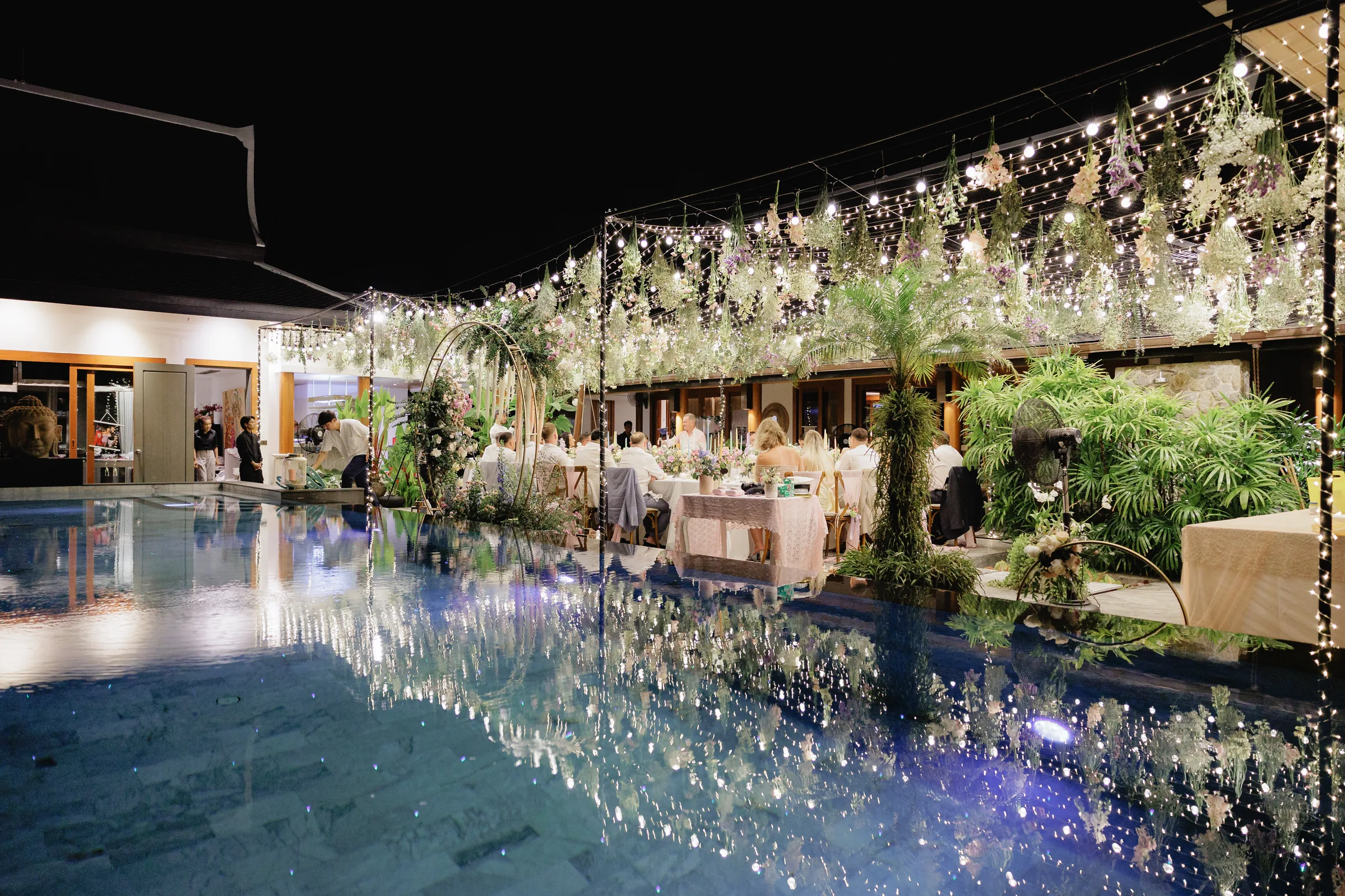 Ashleigh & James — Baan Phu Prana, April 2025 — Phuket wedding florals by Supparin